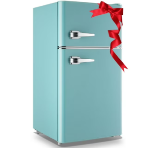 WANAI 3.5 Cu.ft Mini Fridge with Freezer 2 Door Handle Compact Size